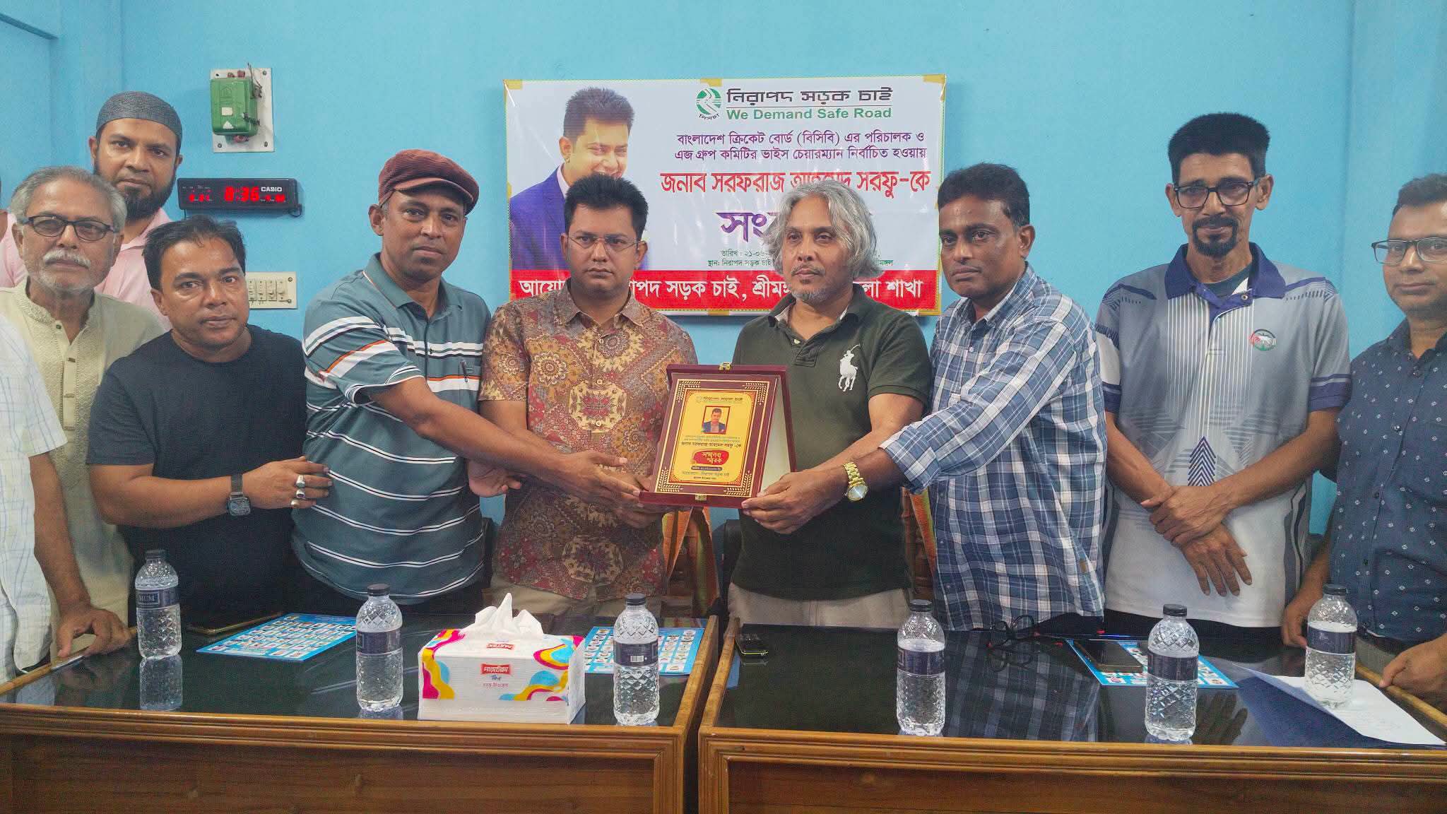 মিরসরাইয়ে শেষ বিদায়ের বন্ধুর সংগঠনের নতুন নেতৃত্বে কামরুল-মাজহারুল- কনক