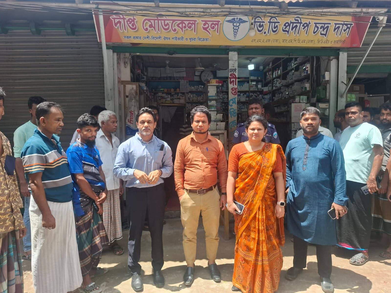 টিটির বদলে জন্মনিয়ন্ত্রণ ইনজেকশন কাণ্ড: অভিযানে গাজীনগরের দীপ্ত মেডিকেল হল সাময়িক বন্ধ