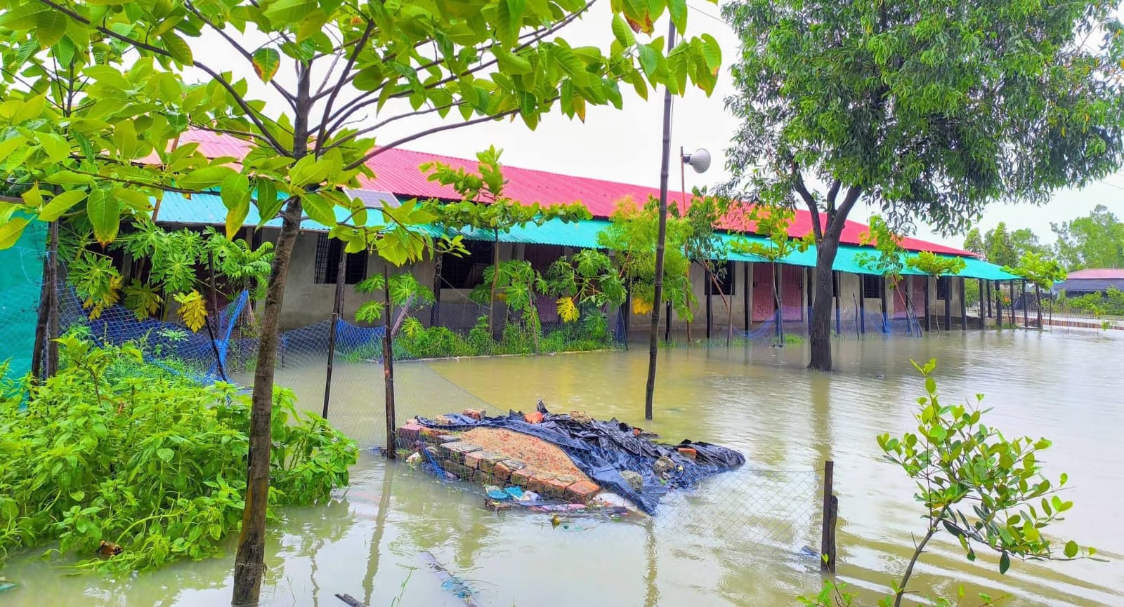 পেকুয়ায় ভয়াবহ বন্যার আশঙ্কা- প্লাবিত ঘরবাড়ি, কৃষি জমি ও মাছের ঘের 