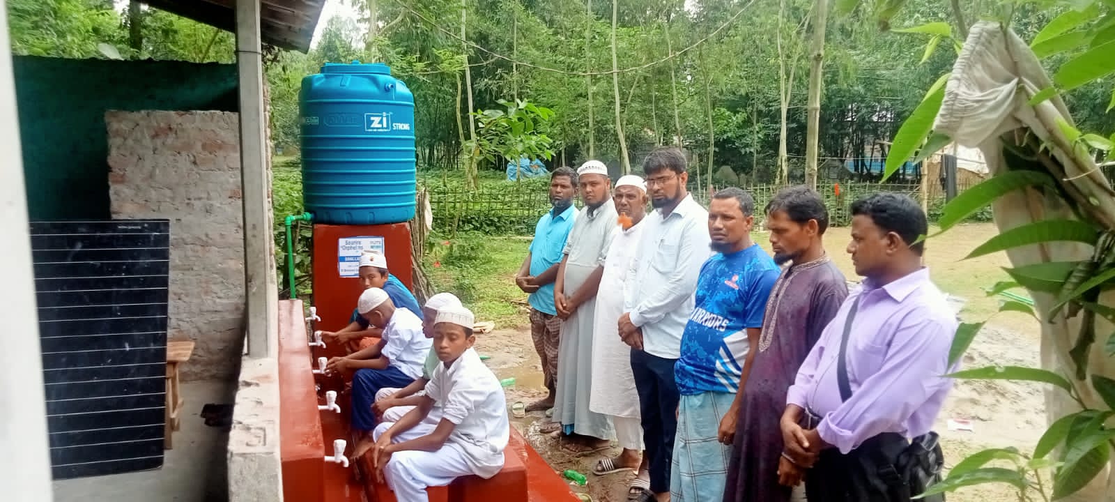 ​তারাগঞ্জে আধুনিক অজুখানা উদ্বোধন করলেন প্রভাষক আমিনুল ইসলাম